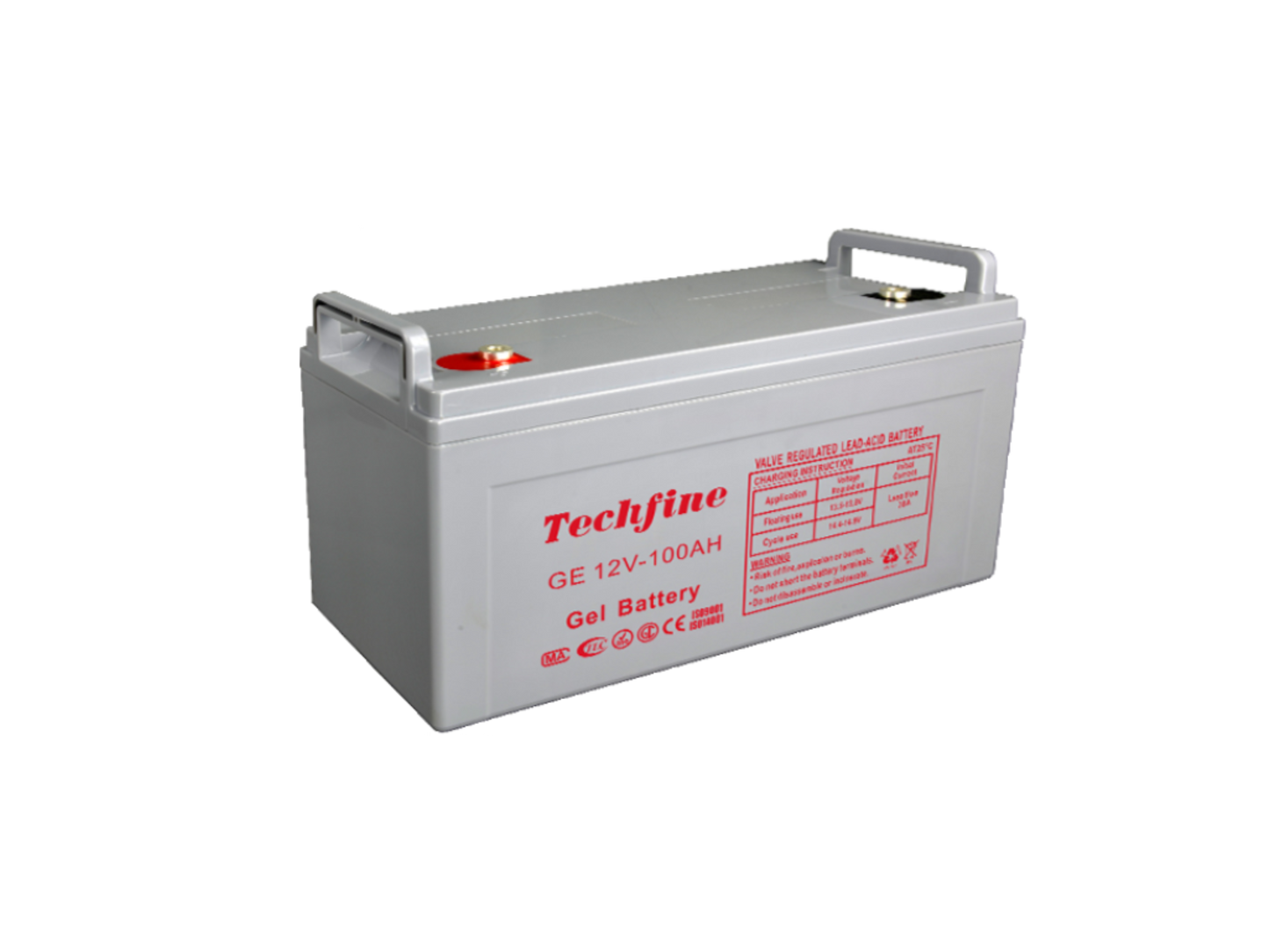 Batería Gel 12V 100Ah TECHFINE