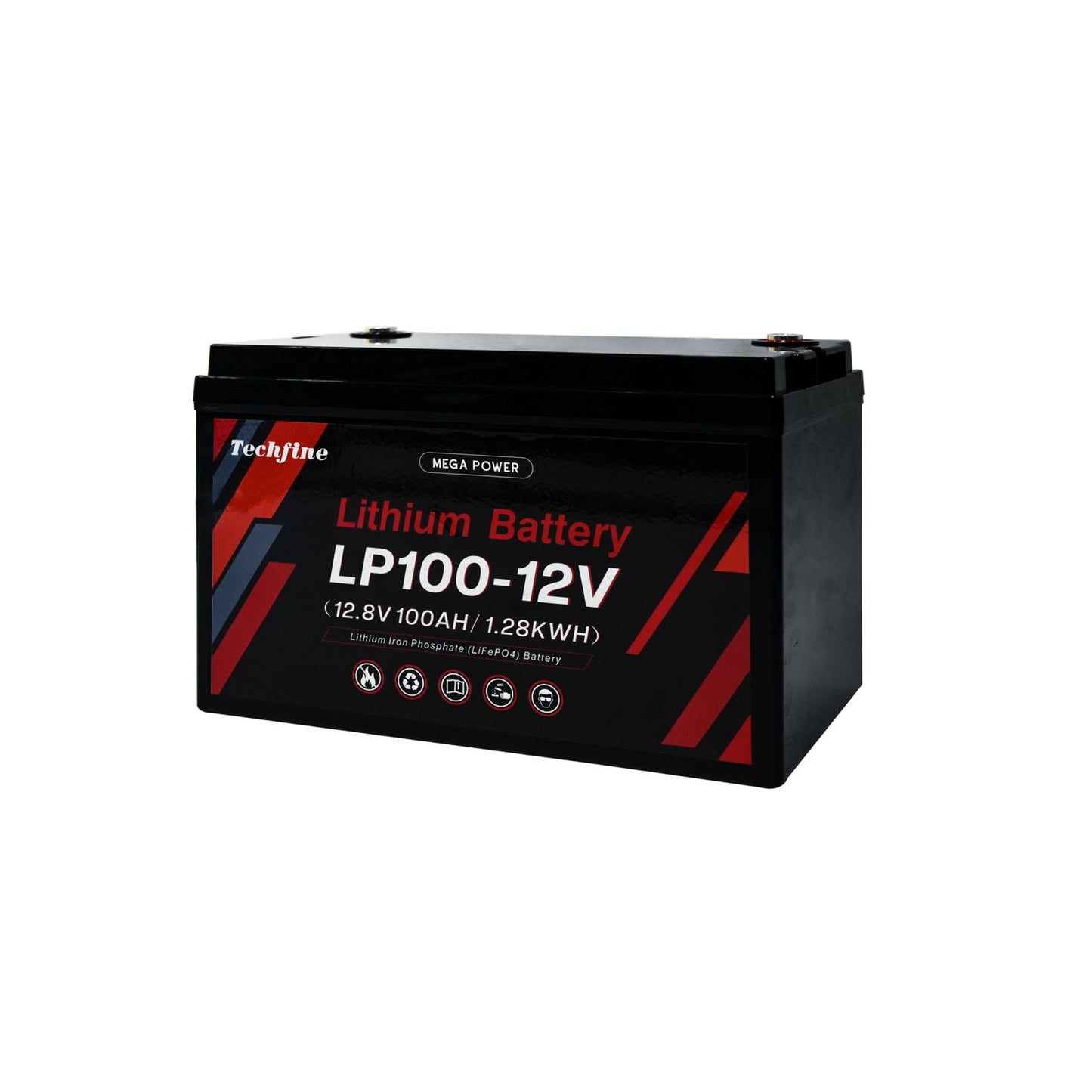 Batería Litio 12V 100Ah Techfine